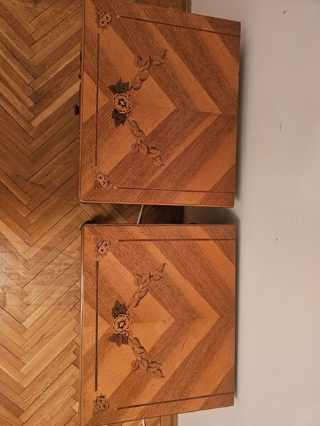 Dormitor D10 – lemn masiv, intarsii si sculptura manuala